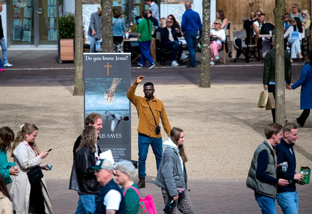 Boodschappen op Grote Markt