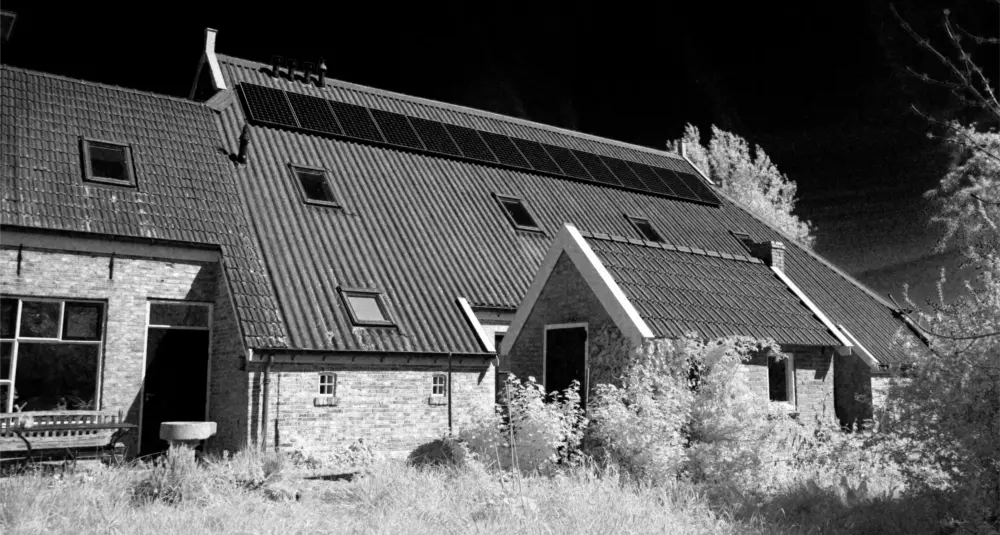 Boerderij uit 1901, infrarood opname